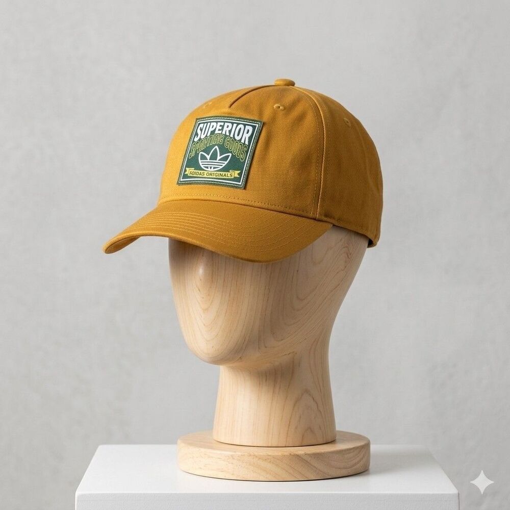 Adidas Originals Superior Sporting Goods Snapback Hat Gold Yellow Tiger Patch...
